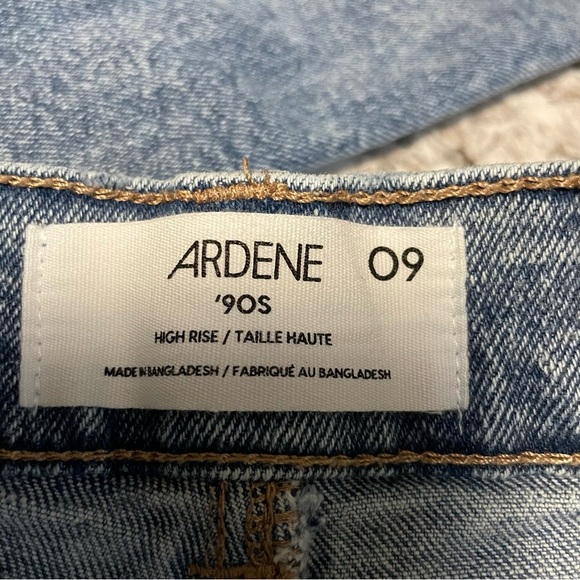 Ardene 90s Denim Wide Leg Jeans Women’s Size 09 - Picture 8 of 10